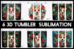 SUPER 108 3D Christmas Dogs Tumbler Sublimation I 18 Breeds Product Image 7