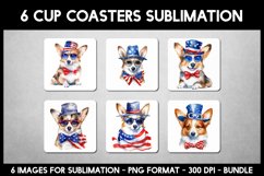 Patriotic Animals Cup Coasters I Patriotic Cup Coasters Product Image 8