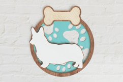 Layered Corgi Laser Cut File| Dog SVG Product Image 2