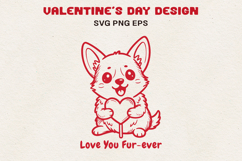 Cute Valentine Animals SVG Bundle, Love Designs SVG PNG Product Image 5