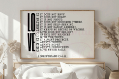 Love Is Patient Love Is Kind SVG, 1 Corinthians 13:4-8 SVG Product Image 1