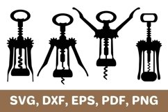 Corkscrew svg, corkscrew dxf, corkscrew png, Cricut, SVG Product Image 1
