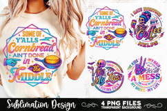 Funny Skeletons Sarcastic Retro PNG Sublimation Product Image 8