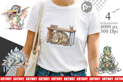 Corporate Burnout Dino Sublimation Product Image 1