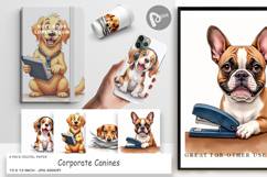Corporate Canines Digital Paper Product Image 1