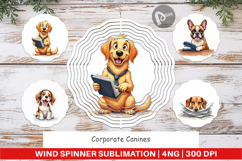 Corporate Canines Wind Spinner Product Image 1