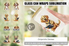 Corporate Canines Glass Can Product Image 1