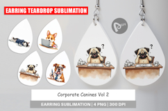 Corporate Canines Earring Product Image 1