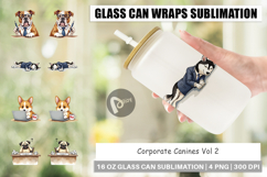 Corporate Canines Glass Can Product Image 1