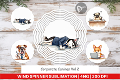 Corporate Canines Wind Spinner Product Image 1