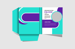 Corporate company presentation folder layout template concep Product Image 2