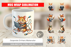 Corporate Critters Mug Wrap Product Image 1