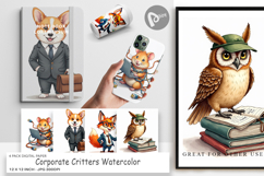 Corporate Critters Digital Paper Product Image 1