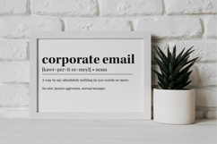 Funny Office Definition Wall Art, Office Decor SVG, PNG. Product Image 4