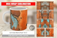 Mug sublimation design Corroded Metal Rust Product Image 1