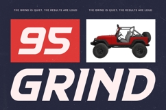 Corsa Rustin - Futuristic Sporty Font Product Image 3