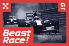 Corsa Rustin - Futuristic Sporty Font Product Image 17