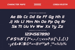Corsa Rustin - Futuristic Sporty Font Product Image 18