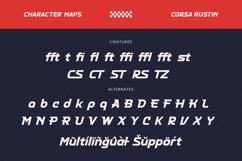 Corsa Rustin - Futuristic Sporty Font Product Image 19