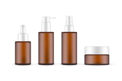 Jar, Dropper, Bottle with Press Pump and Spray Product Image 1