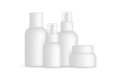 Cosmetics Packaging, Spray Bottles and Cream Jar Product Image 1
