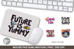 Cosmic Space Quotes Mouse Pad Product Image 1