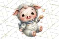Astronaut Farm Animals PNG Clipart, Space Clip Art Product Image 4