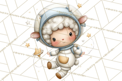Astronaut Farm Animals PNG Clipart, Space Clip Art Product Image 4