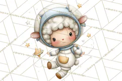 Astronaut Farm Animals PNG Clipart, Space Clip Art Product Image 4