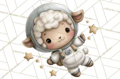Astronaut Farm Animals PNG Clipart, Space Clip Art Product Image 3