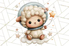 Astronaut Farm Animals PNG Clipart, Space Clip Art Product Image 5