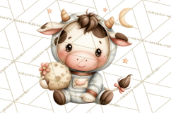 Astronaut Farm Animals PNG Clipart, Space Clip Art Product Image 3