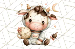 Astronaut Farm Animals PNG Clipart, Space Clip Art Product Image 3