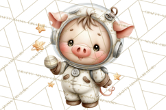 Astronaut Farm Animals PNG Clipart, Space Clip Art Product Image 5