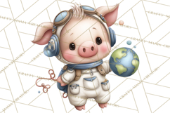 Astronaut Farm Animals PNG Clipart, Space Clip Art Product Image 2