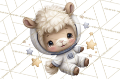 Astronaut Farm Animals PNG Clipart, Space Clip Art Product Image 4