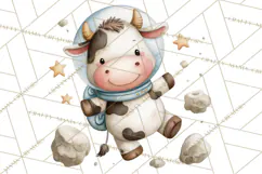 Astronaut Farm Animals PNG Clipart, Space Clip Art Product Image 3