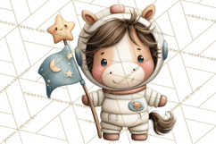 Astronaut Farm Animals PNG Clipart, Space Clip Art Product Image 4