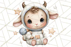 Astronaut Farm Animals PNG Clipart, Space Clip Art Product Image 5