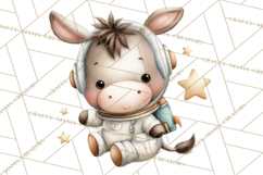 Astronaut Farm Animals PNG Clipart, Space Clip Art Product Image 2