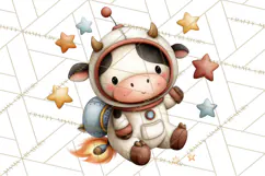 Astronaut Farm Animals PNG Clipart, Space Clip Art Product Image 3
