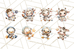 Astronaut Farm Animals PNG Clipart, Space Clip Art Product Image 2