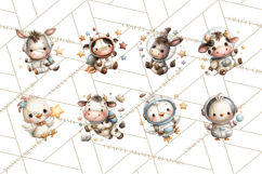 Astronaut Farm Animals PNG Clipart, Space Clip Art Product Image 8