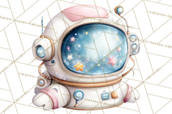 Astronaut Farm Animals PNG Clipart, Space Clip Art Product Image 4