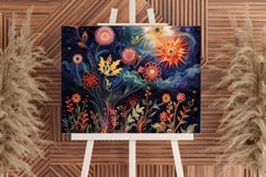 Cosmic Floral Embroider Digital Paper Bundle Product Image 7