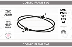 Frame SVG | Cosmic Frame SVG | Star Frame Product Image 1