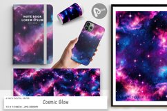 Digital Paper Cosmic Glow Product Image 1