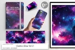 Digital Paper Cosmic Glow Product Image 1
