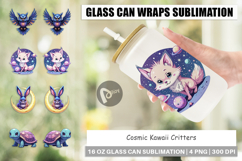 Glass Can Cosmic Kawaii Critters Product Image 1