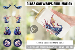 Glass Can Cosmic Kawaii Critters Product Image 1
